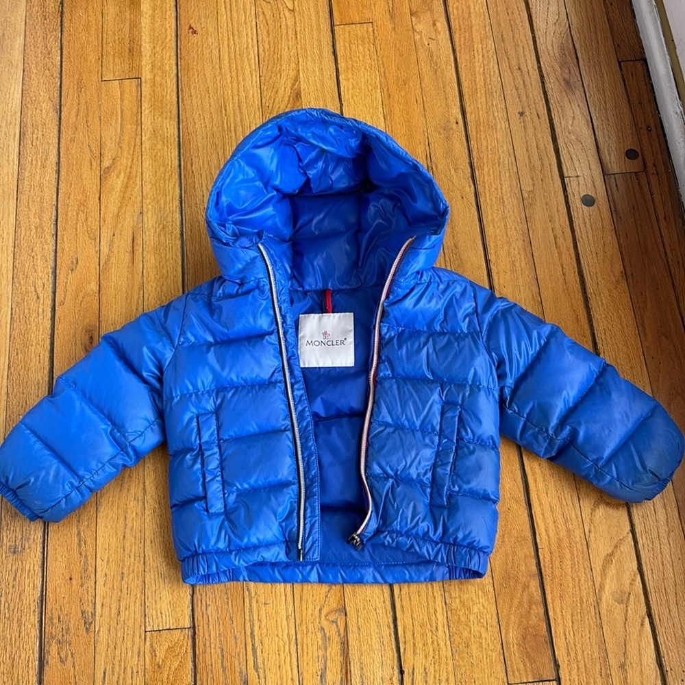 Moncler boys puffer jacket 18/24 months